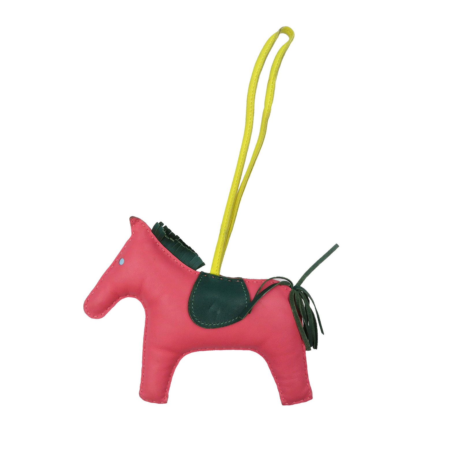 Hermes Rodeo Pegase GM Pink Milo Lambskin Bag Charm Accessory (1 of 4)