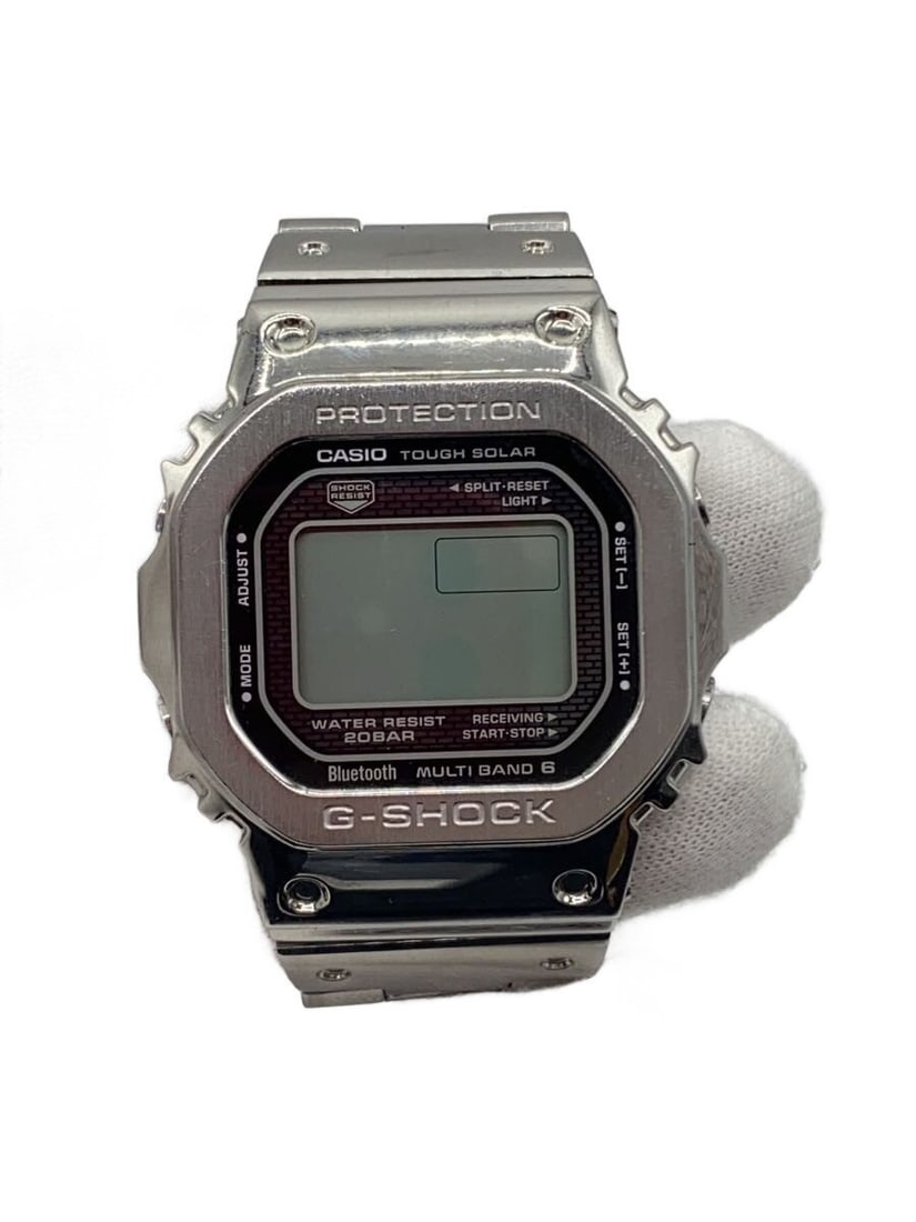 Casio G Shock GMW B5000D 1JF Silver Men's Wristwatch: Casio G Shock GMW B5000D 1JF Silver Men's Wristwatch This CASIO G-SHOCK GMW-B5000D-1JF men's wristwatch features a silver-tone case and band. Made in Japan, it is designed for durability and reliabili