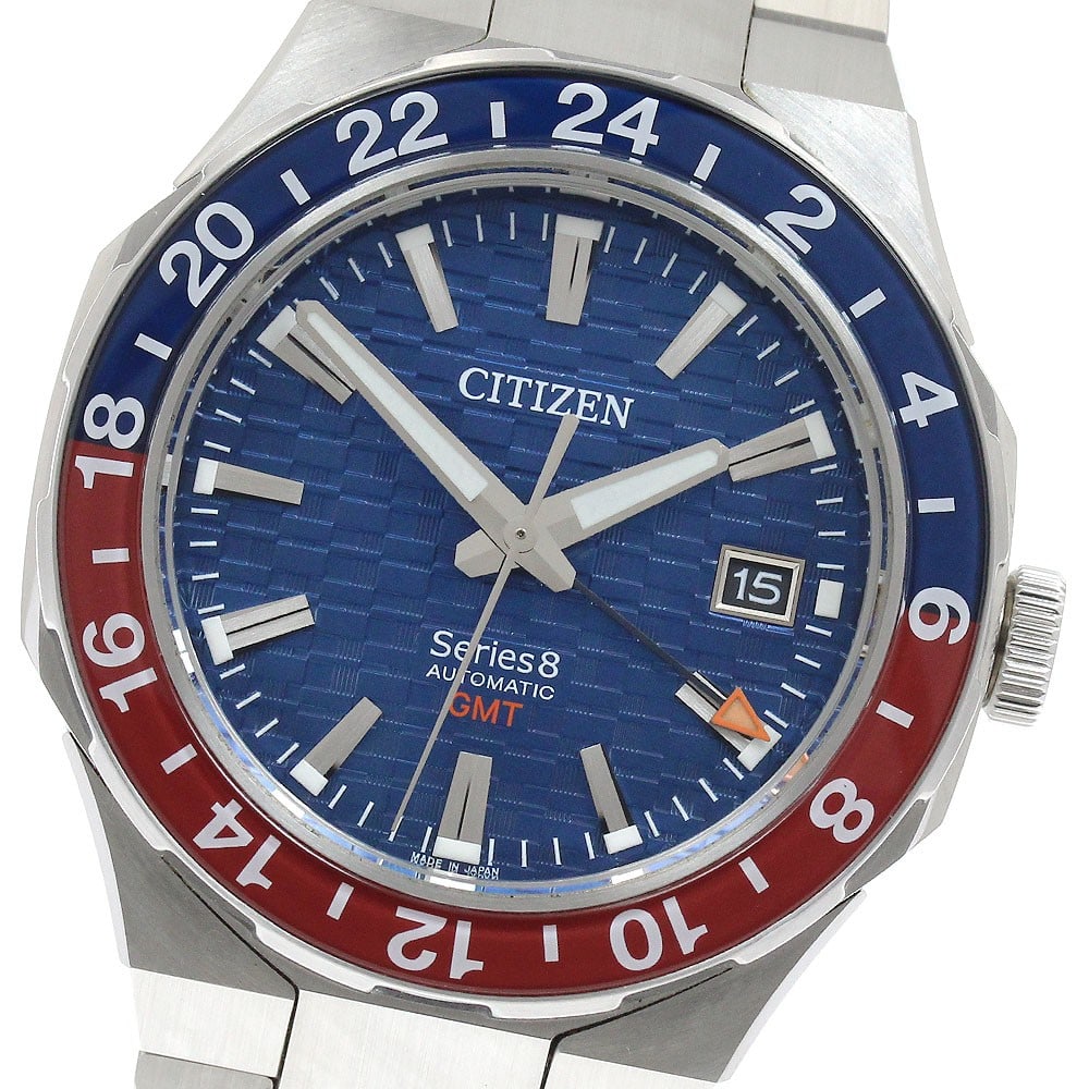 Citizen Series 8 Automatic GMT Date Blue Dial Men's Watch (1 of 6)