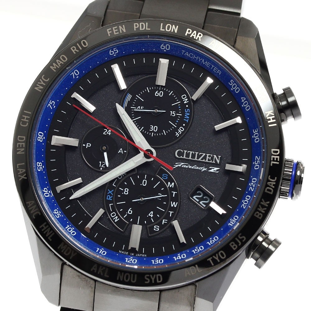 Citizen Attesa Fairlady Z 35th Anniversary Titanium Solar Radio Watch (1 of 6)