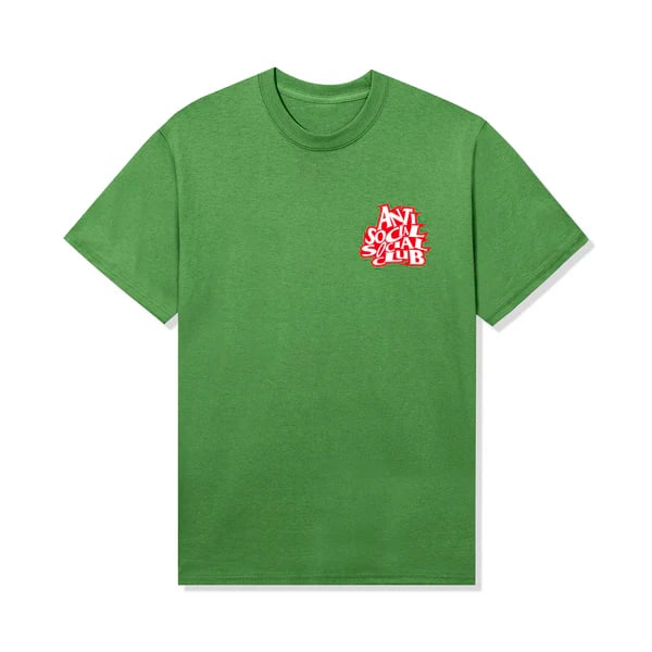 Jealousy Dill Green T-Shirt by Anti Social Social Club Size Large: Jealousy Dill Green T-Shirt by Anti Social Social Club Size Large This is an authentic Anti Social Social Club Jealousy Dill Green Tee in a size Large. The item is un-used and in unworn condition, fea