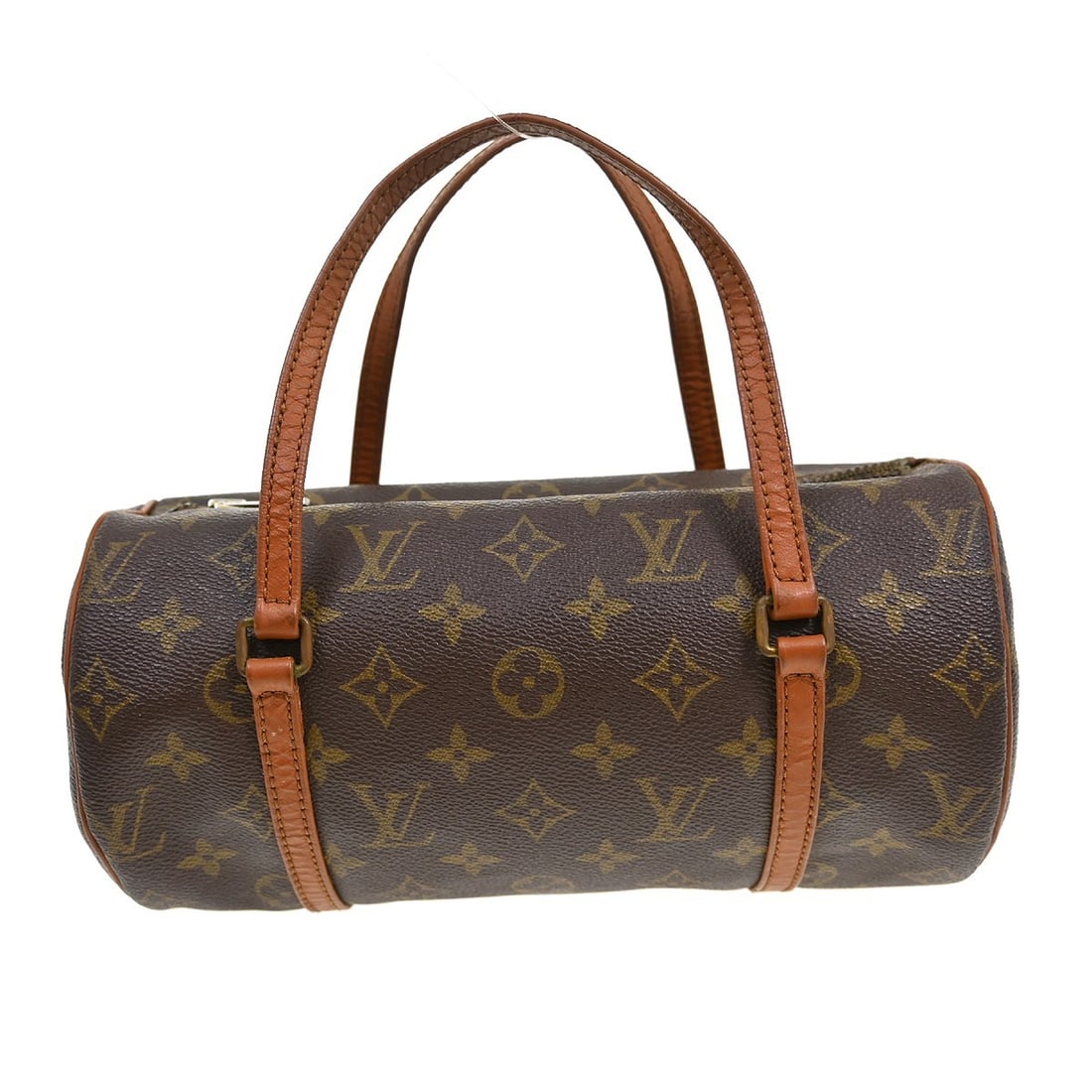 Louis Vuitton Papillon 26 Monogram Canvas Top Handle Bag: Louis Vuitton Papillon 26 Monogram Canvas Top Handle Bag This Louis Vuitton Papillon 26 handbag features the iconic monogram canvas leather exterior and a medium-sized silhouette. The bag is designed 