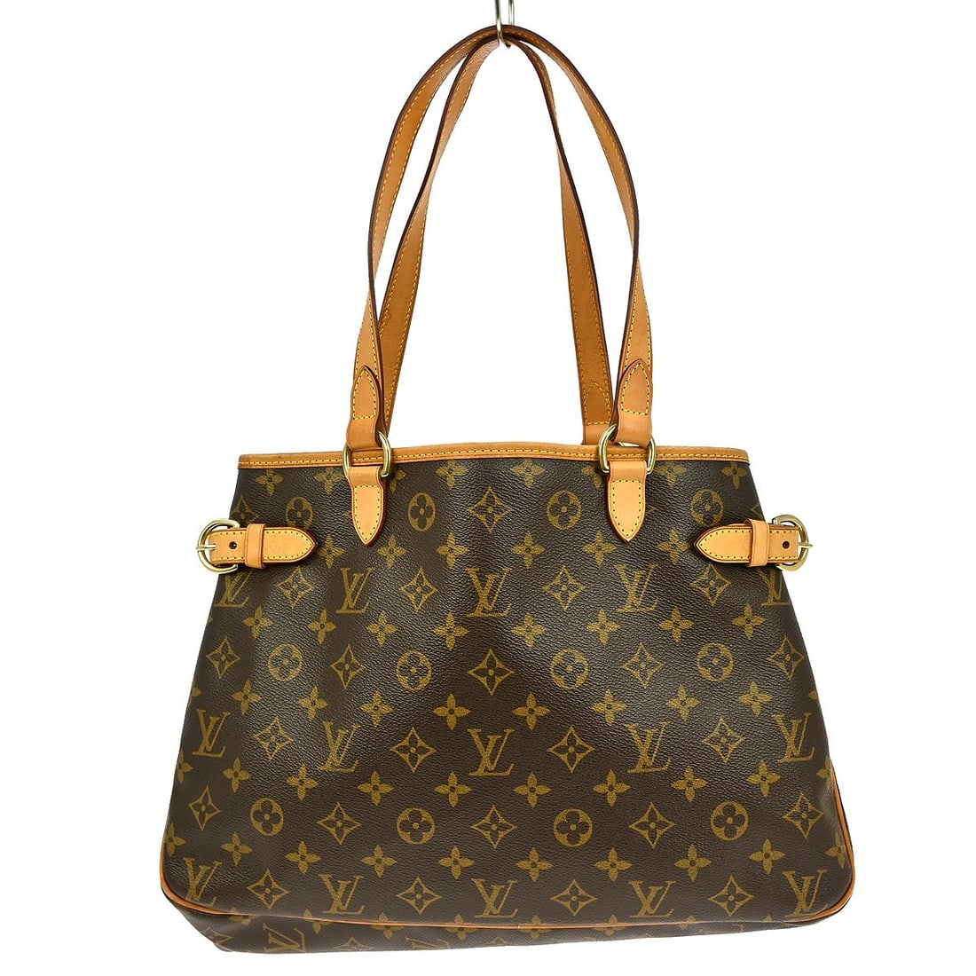 Louis Vuitton Batignolles Horizontal Monogram Canvas Tote Bag M51154: Louis Vuitton Batignolles Horizontal Monogram Canvas Tote Bag M51154 This Louis Vuitton Batignolles Horizontal tote features the iconic Monogram canvas leather exterior with brown handles and a hook a