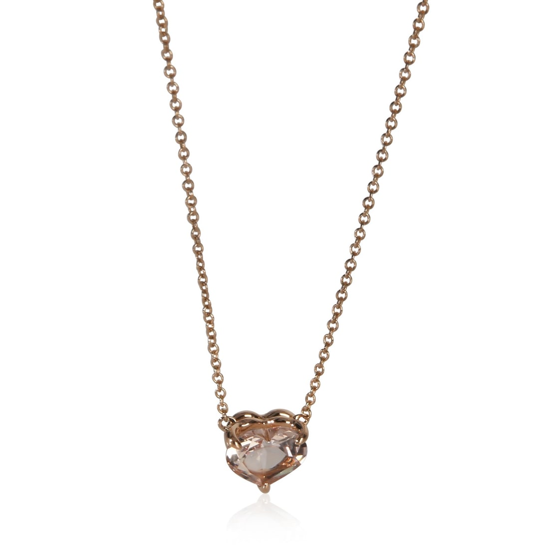Chatelaine Heart Pendant in 18k Rose Gold with Morganite by David Yurman (1 of 4)
