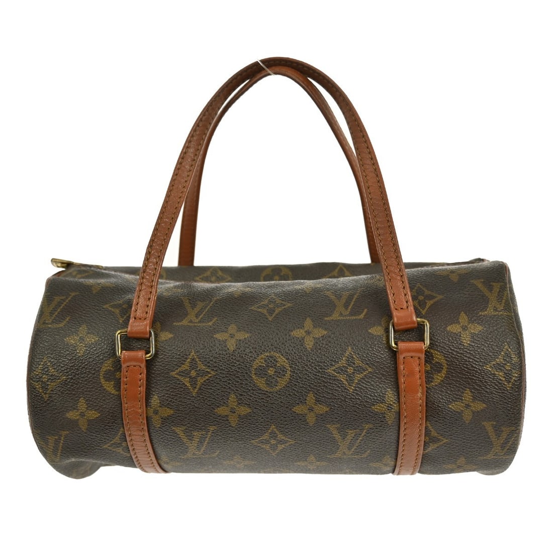 Louis Vuitton Papillon 26 Monogram Canvas Top Handle Bag Brown M51366: Louis Vuitton Papillon 26 Monogram Canvas Top Handle Bag Brown M51366 This Louis Vuitton Monogram Papillon 26 handbag features the classic monogram canvas leather exterior with a top zipper closure