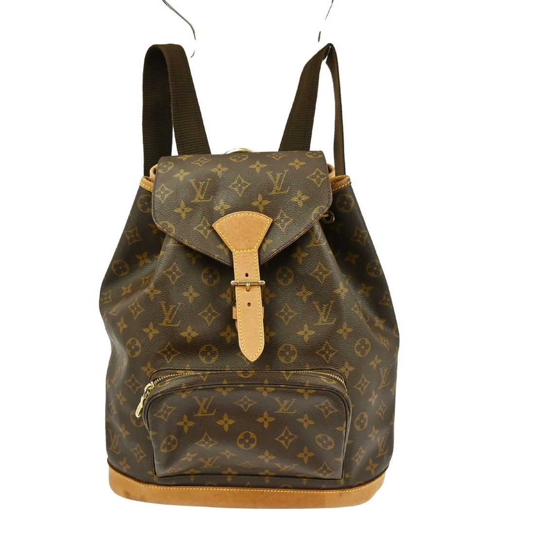 Louis Vuitton Montsouris GM Monogram Canvas Large Brown Backpack: Louis Vuitton Montsouris GM Monogram Canvas Large Brown Backpack This Louis Vuitton Montsouris GM Backpack features the iconic Monogram canvas and leather exterior in brown. Designed for women, it off