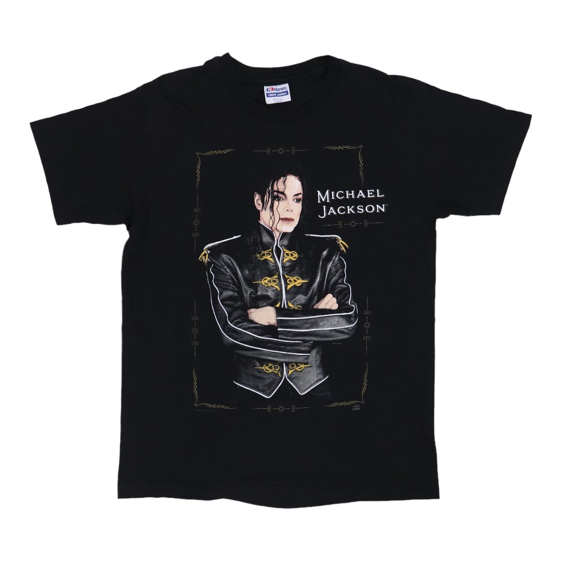 Vintage 1992 Dangerous Tour Michael Jackson Black Cotton Concert T-Shirt Large (1 of 6)