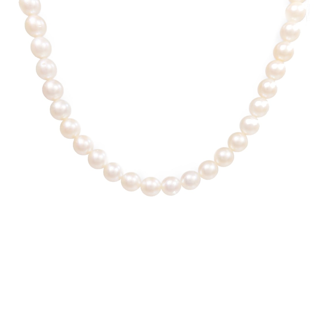 Silver Pearl Necklace by JEWELRY: Silver Pearl Necklace by JEWELRY This women's necklace features a silver-tone design with a pearl accent. Crafted with unspecified materials and metal, it offers a versatile accessory suitable for var