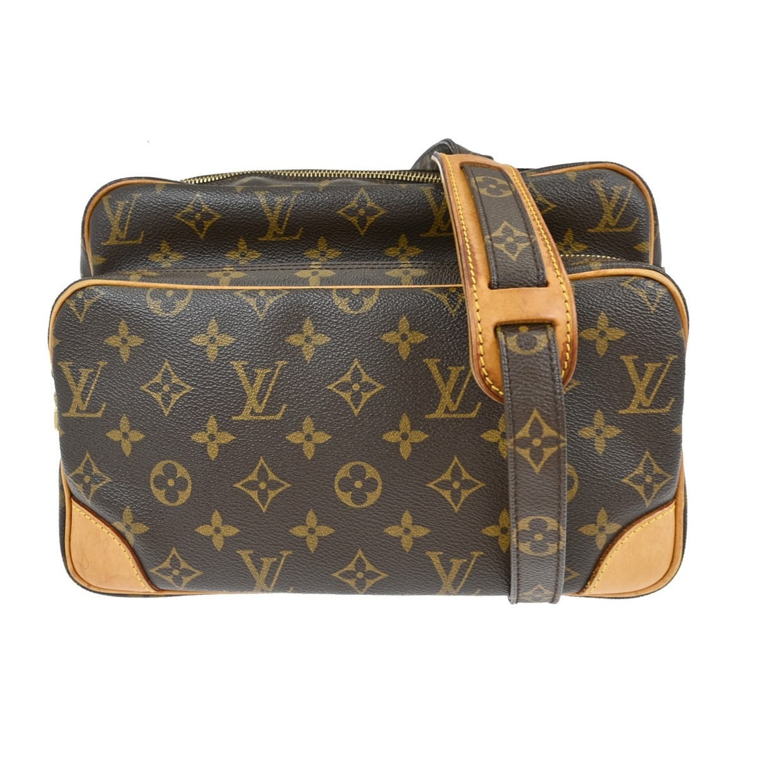 Louis Vuitton Nile Monogram Canvas Messenger Crossbody Bag M45244: Louis Vuitton Nile Monogram Canvas Messenger Crossbody Bag M45244 This Louis Vuitton Monogram Nile Messenger Shoulder Bag features the signature monogram canvas leather exterior with logo accents and 