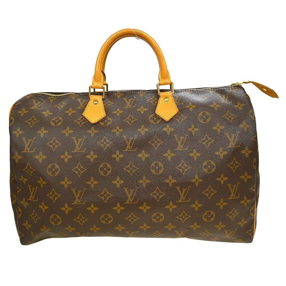 Louis Vuitton Speedy 40 Monogram Canvas Large Duffle Handbag M41522: Louis Vuitton Speedy 40 Monogram Canvas Large Duffle Handbag M41522 This is a vintage Louis Vuitton Speedy 40 duffle handbag crafted from the iconic monogram canvas leather. Featuring double handles, 