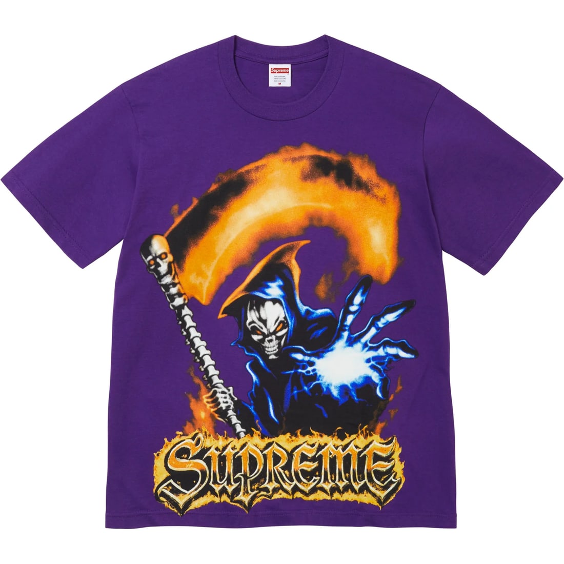 Medium Purple Grim Reaper T-Shirt by Supreme (1 of 2)