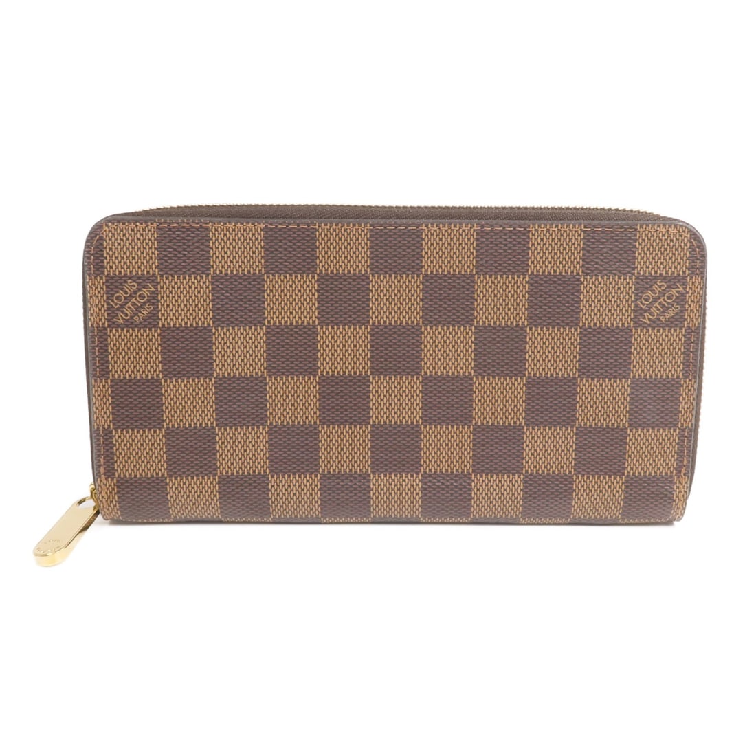Louis Vuitton Damier Brown Zippy Wallet with Gold Hardware N60015 (1 of 15)