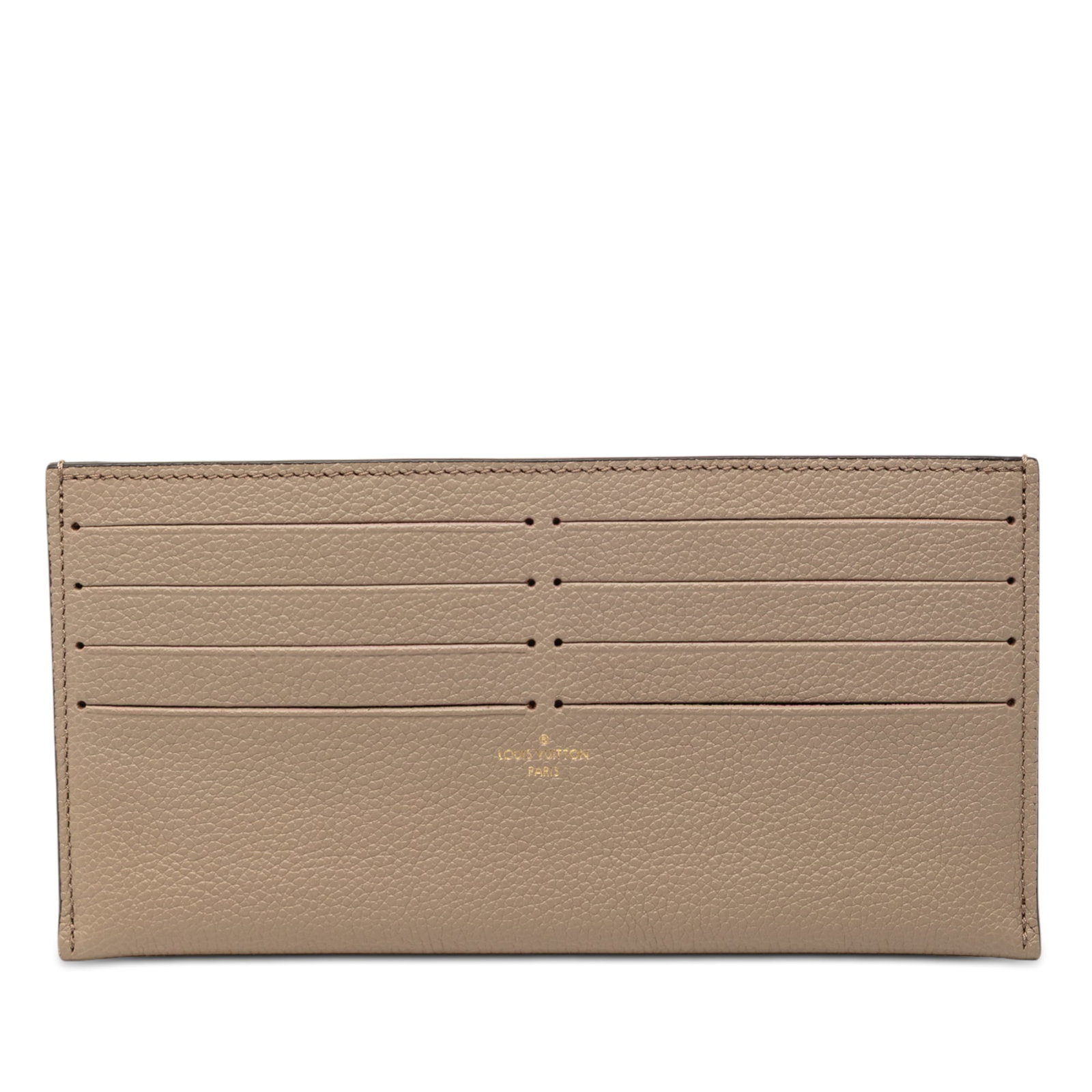 Felicie Card Holder Insert in Brown Leather by Louis Vuitton: Felicie Card Holder Insert in Brown Leather by Louis Vuitton This Louis Vuitton Calfskin Felicie Card Holder Insert features a brown leather body with an open compartment and exterior card slots. The 