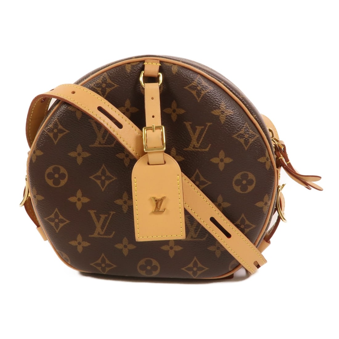 Louis Vuitton Boite Chapeau Souple MM Monogram Shoulder Bag M52294: Louis Vuitton Boite Chapeau Souple MM Monogram Shoulder Bag M52294 This Louis Vuitton Boite Chapeau Souple MM shoulder bag features the brand's classic monogram design in brown PVC coated canvas. Desi