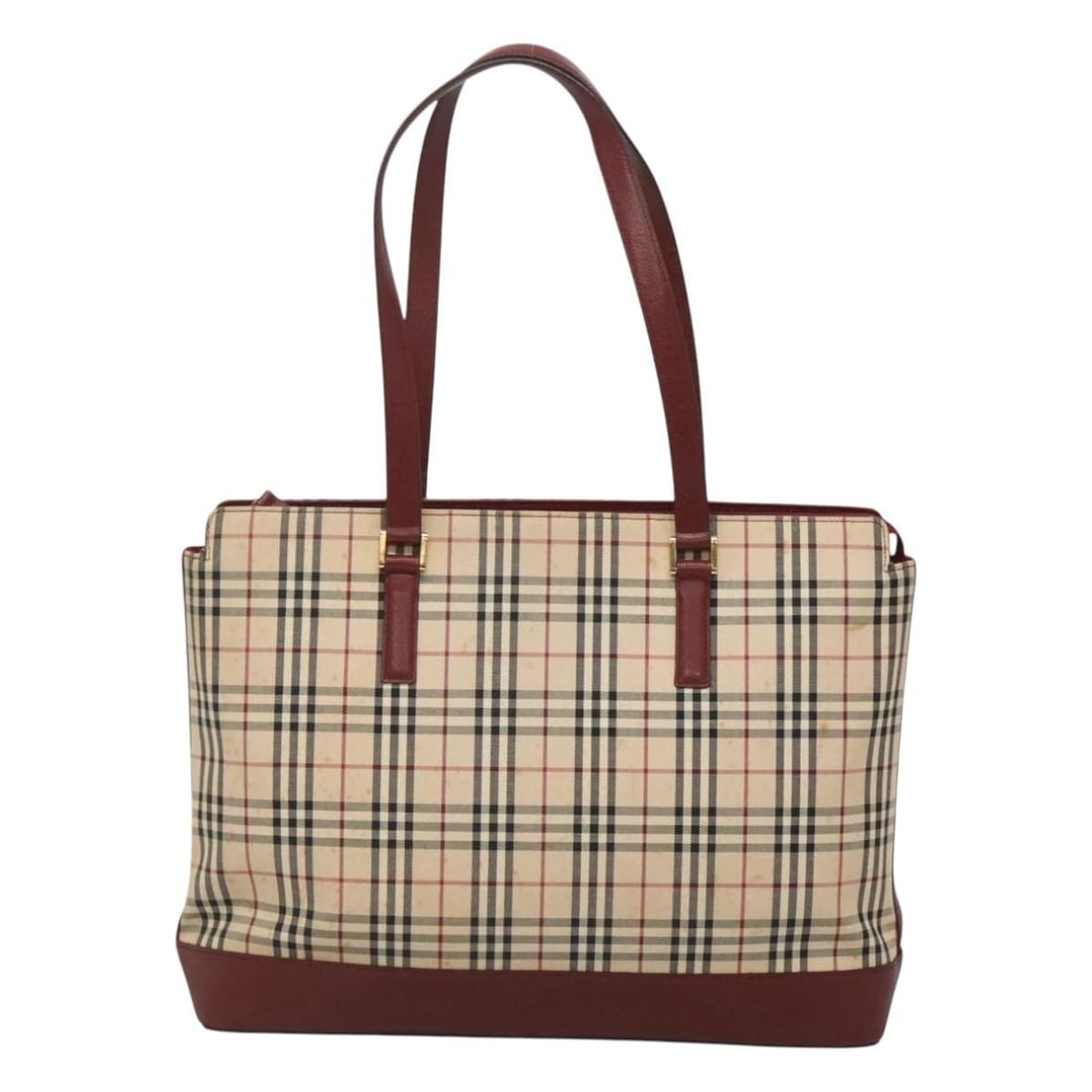 Burberry Nova Check Beige Canvas Leather Tote Bag for Women: Burberry Nova Check Beige Canvas Leather Tote Bag for Women This Burberry Nova Check Tote is crafted from beige canvas with leather accents, designed for women. The bag features the signature Nova Che