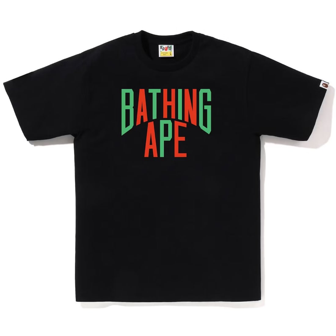 Medium Black Colors NYC Tee by A Bathing Ape: Medium Black Colors NYC Tee by A Bathing Ape This A Bathing Ape Colors NYC Black Tee is presented in a classic black colorway. The t-shirt is in un-worn condition and comes in a medium size, offering 
