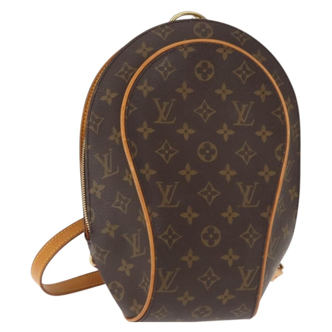 Louis Vuitton Monogram Canvas Ellipse Unisex Backpack Brown 22cm x 30cm x 7cm: Louis Vuitton Monogram Canvas Ellipse Unisex Backpack Brown 22cm x 30cm x 7cm The Louis Vuitton Ellipse Backpack features the signature Monogram Canvas in brown, designed for unisex use. Crafted in Fr