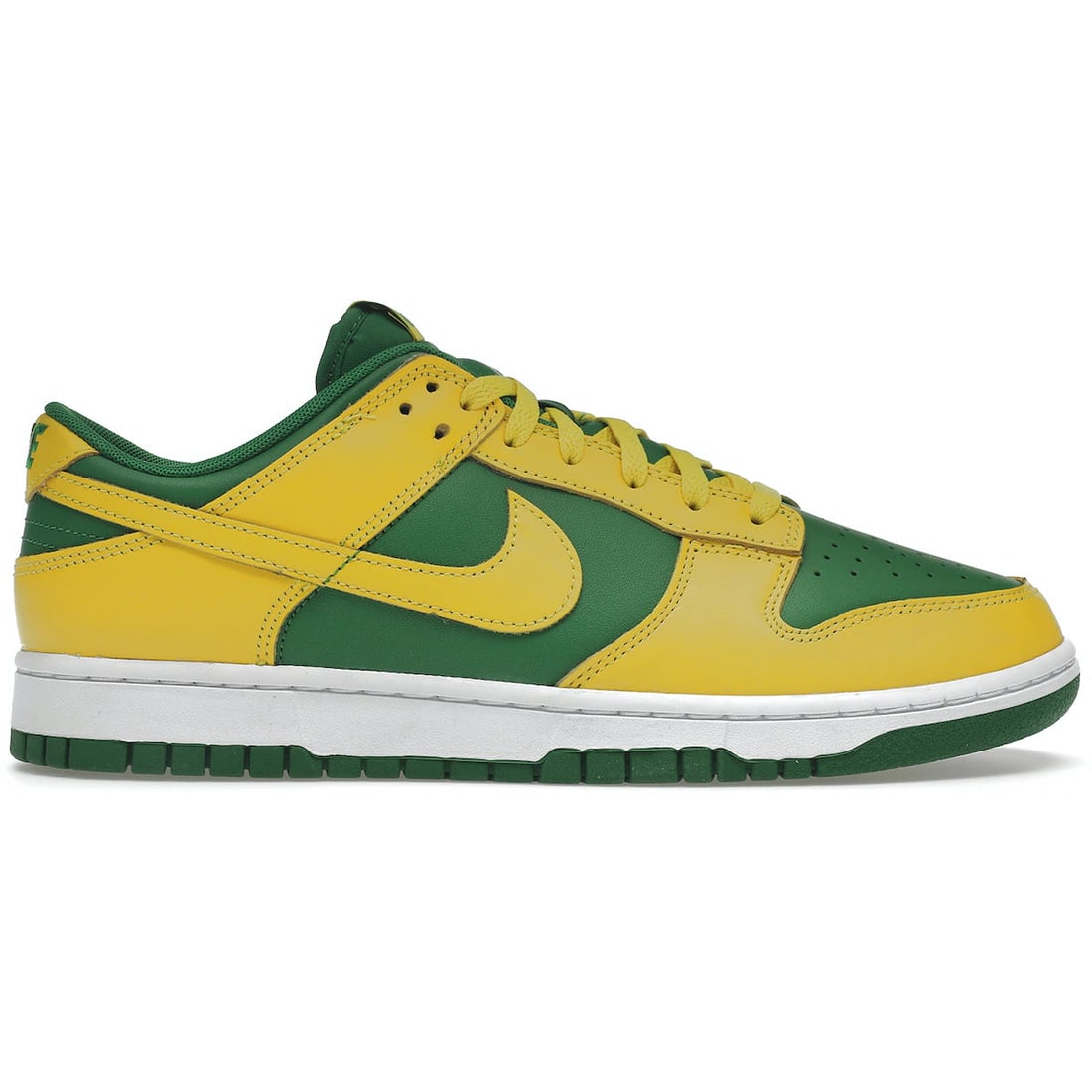 Dunk Low Retro Reverse Brazil Sneakers Size 8.5 Men 10 Women: Dunk Low Retro Reverse Brazil Sneakers Size 8.5 Men 10 Women The Nike Dunk Low Retro Reverse Brazil features a vibrant colorway and classic Dunk Low silhouette. This authentic pair is in un-used, unwo