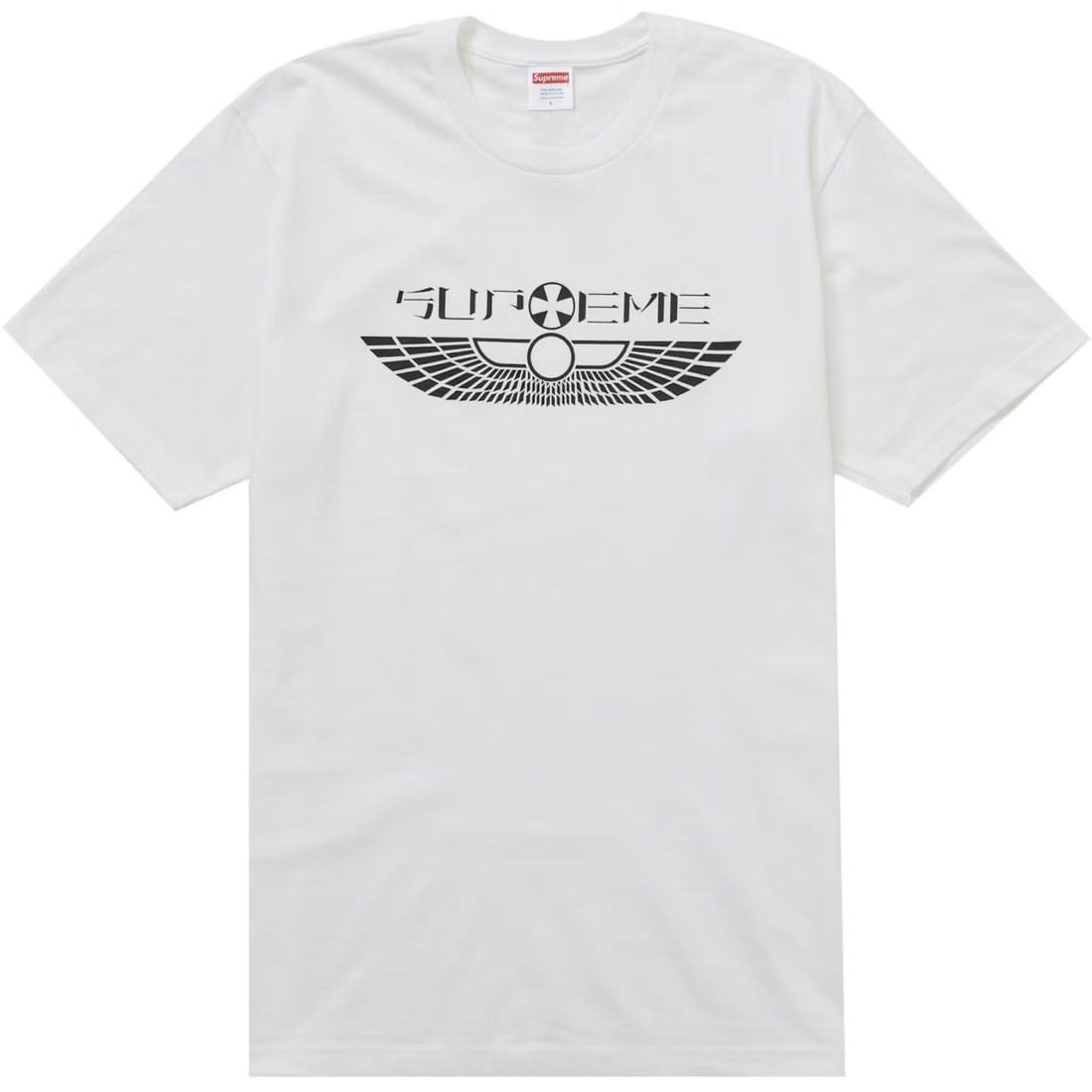 Large White Supreme Wings Graphic T Shirt: Large White Supreme Wings Graphic T Shirt This Supreme Wings White Tee is an un-used item in unworn condition. It is presented in a white color and comes in a large size. Specifications Brand: Supreme