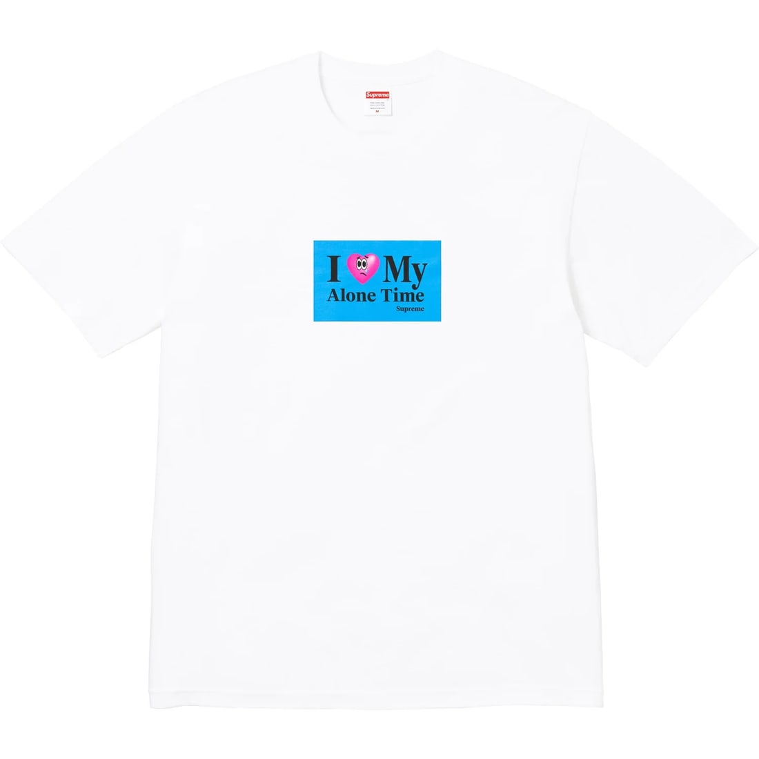 Large White Alone Time T-Shirt by Supreme (1 of 1)