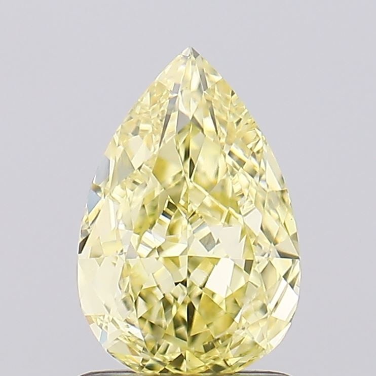 Loose Diamond - PEAR 1.27ct Fancy Yellow VVS2: Loose Diamond - PEAR 1.27ct Fancy Yellow VVS2 Source: This is a real non-mined Diamond that has been grown in a lab Shape: PEAR Carats: 1.27 Color: Fancy Yellow Certification: IGI Video: Video Link