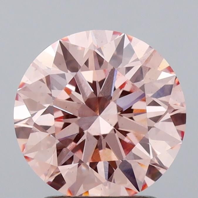 Ideal Loose Diamond - ROUND 2.06ct Fancy Intense Pink VS2: Ideal Loose Diamond - ROUND 2.06ct Fancy Intense Pink VS2 Source: This is a real non-mined Diamond that has been grown in a lab Shape: ROUND Carats: 2.06 Color: Fancy Intense Pink Certification: IGI V
