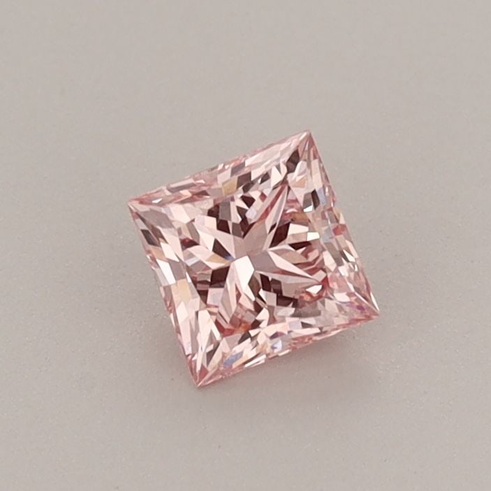 Loose Diamond - PRINCESS 0.38ct Fancy Vivid Pink VVS2: Loose Diamond - PRINCESS 0.38ct Fancy Vivid Pink VVS2 Source: This is a real non-mined Diamond that has been grown in a lab Shape: PRINCESS Carats: 0.38 Color: Fancy Vivid Pink Certification: IGI Vide