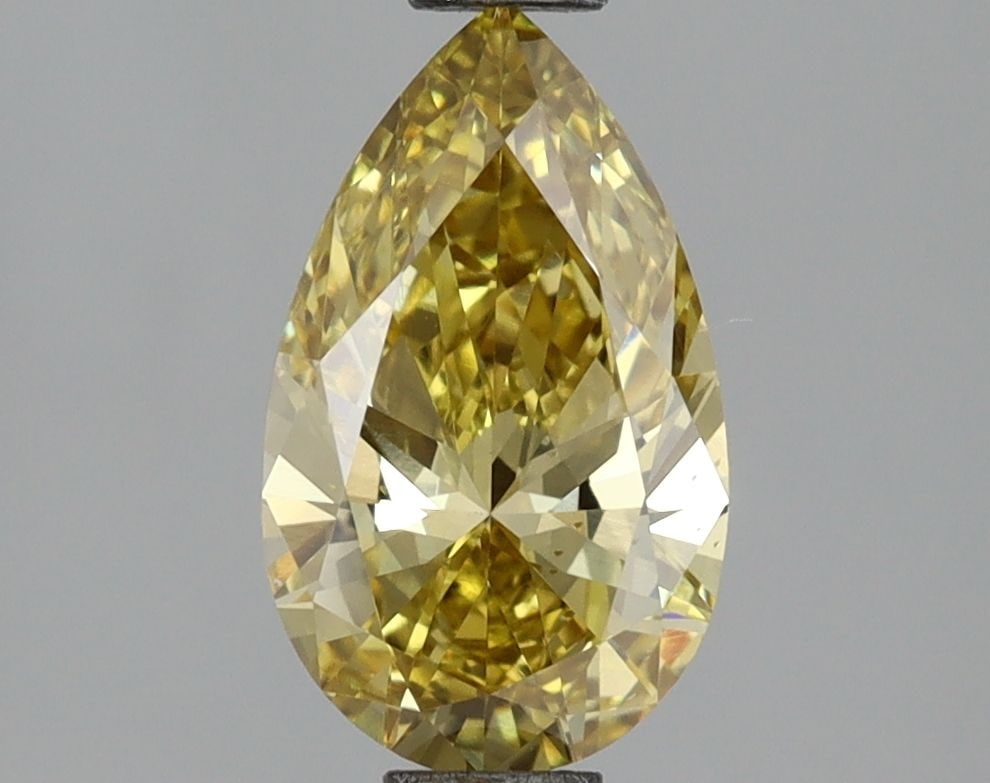 Loose Diamond - PEAR 1.01ct Fancy Deep Yellow VS1: Loose Diamond - PEAR 1.01ct Fancy Deep Yellow VS1 Source: This is a real non-mined Diamond that has been grown in a lab Shape: PEAR Carats: 1.01 Color: Fancy Deep Yellow Certification: NONE PLEASE NOT
