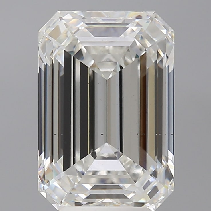 Loose Diamond - EMERALD 5.58ct F VS2: Loose Diamond - EMERALD 5.58ct F VS2 Source: This is a real non-mined Diamond that has been grown in a lab Shape: EMERALD Carats: 5.58 Color: F Clarity: VS2 Certification: IGI Condition: Pre-Owned PLE