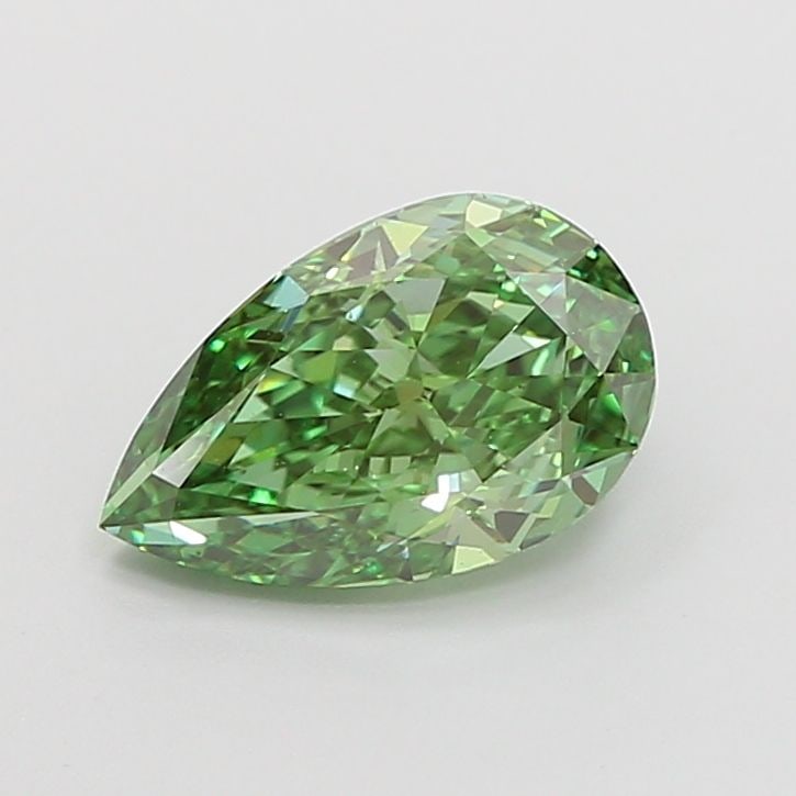 Loose Diamond - PEAR 1.57ct Fancy Vivid Green VS1: Loose Diamond - PEAR 1.57ct Fancy Vivid Green VS1 Source: This is a real non-mined Diamond that has been grown in a lab Shape: PEAR Carats: 1.57 Color: Fancy Vivid Green Certification: IGI Video:
