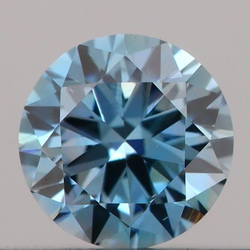 Loose Diamond - ROUND 0.32ct Fancy Vivid Blue VS2: Loose Diamond - ROUND 0.32ct Fancy Vivid Blue VS2 Source: This is a real non-mined Diamond that has been grown in a lab Shape: ROUND Carats: 0.32 Color: Fancy Vivid Blue Certification: IGI Video:
