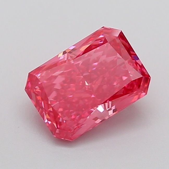 Loose Diamond - RADIANT 2.11ct Fancy Vivid Pink VS1: Loose Diamond - RADIANT 2.11ct Fancy Vivid Pink VS1 Source: This is a real non-mined Diamond that has been grown in a lab Shape: RADIANT Carats: 2.11 Color: Fancy Vivid Pink Certification: IGI Video: