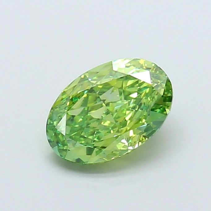 Loose Diamond - OVAL 1.2ct Fancy Vivid Green VS2: Loose Diamond - OVAL 1.2ct Fancy Vivid Green VS2 Source: This is a real non-mined Diamond that has been grown in a lab Shape: OVAL Carats: 1.2 Color: Fancy Vivid Green Certification: IGI Video:
