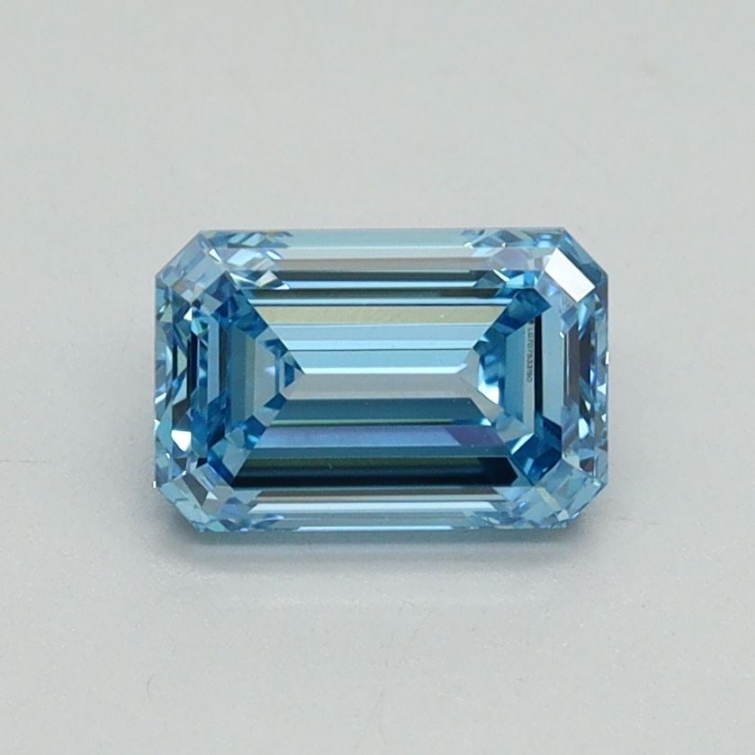 Loose Diamond - EMERALD 1.0ct Fancy Vivid Blue VS1: Loose Diamond - EMERALD 1.0ct Fancy Vivid Blue VS1 Source: This is a real non-mined Diamond that has been grown in a lab Shape: EMERALD Carats: 1.0 Color: Fancy Vivid Blue Certification: IGI Video: