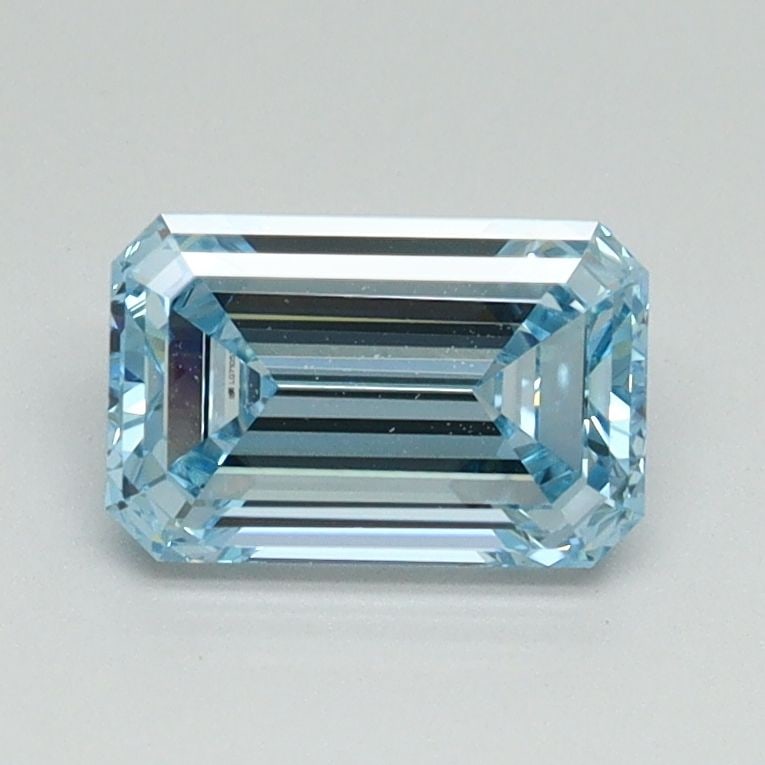 Loose Diamond - EMERALD 1.06ct Fancy Intense Blue VS1: Loose Diamond - EMERALD 1.06ct Fancy Intense Blue VS1 Source: This is a real non-mined Diamond that has been grown in a lab Shape: EMERALD Carats: 1.06 Color: Fancy Intense Blue Certification: IGI Vid