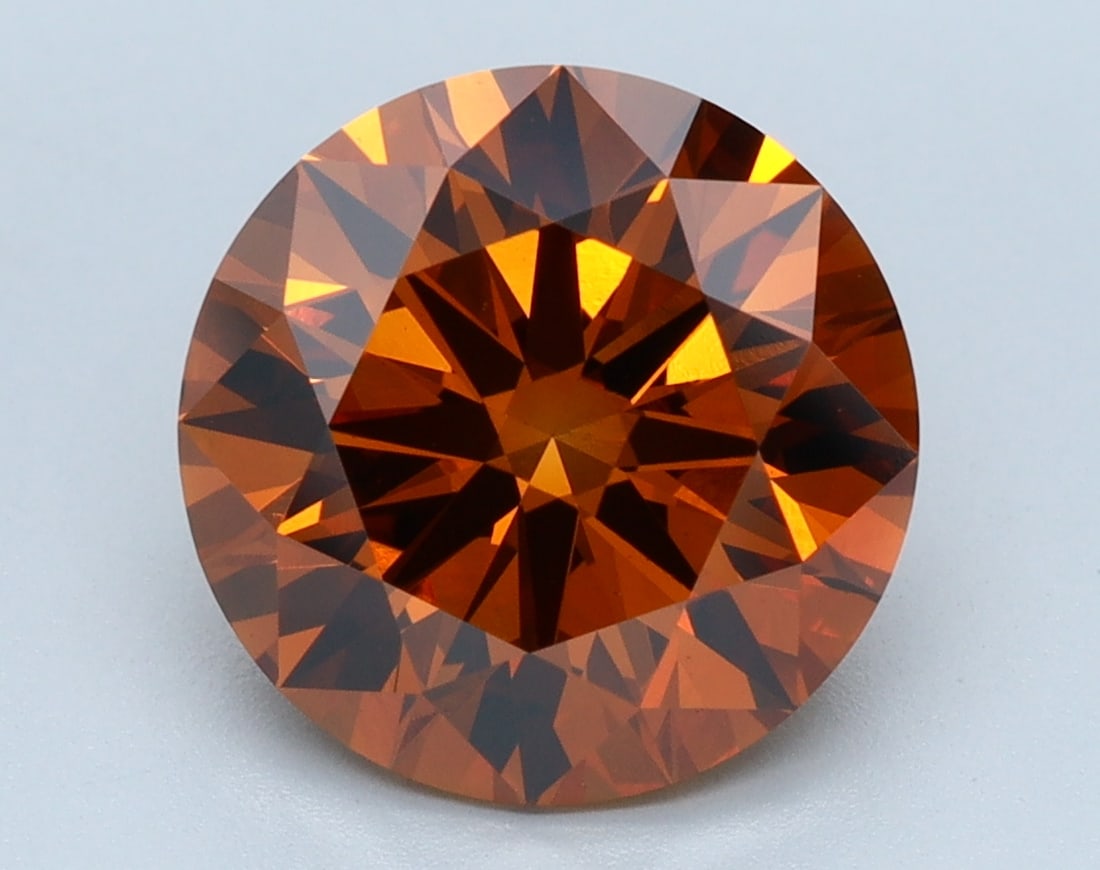 Loose Diamond - Round 3.04ct ORANGE VS1 (1 of 1)