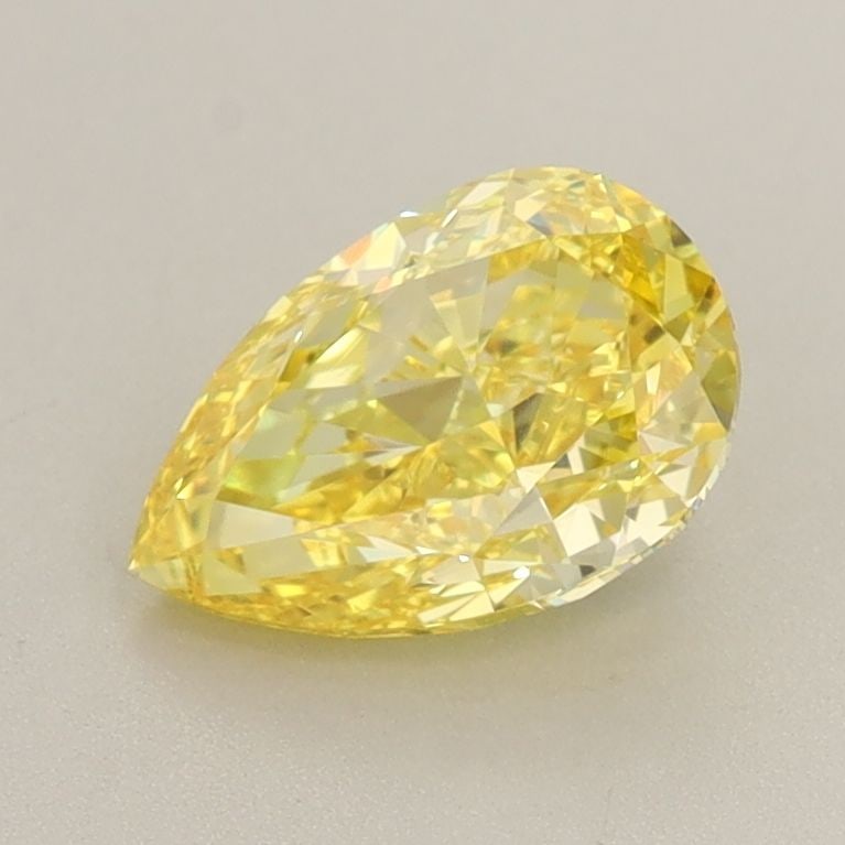 Loose Diamond - PEAR 1.31ct Fancy Vivid Yellow VS1: Loose Diamond - PEAR 1.31ct Fancy Vivid Yellow VS1 Source: This is a real non-mined Diamond that has been grown in a lab Shape: PEAR Carats: 1.31 Color: Fancy Vivid Yellow Certification: IGI Video: