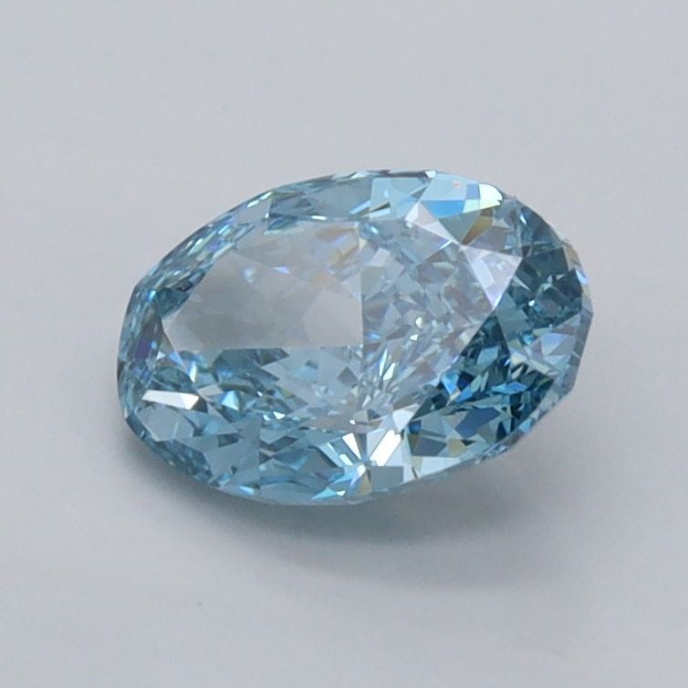 Loose Diamond - OVAL 1.05ct Fancy Vivid Blue VS1: Loose Diamond - OVAL 1.05ct Fancy Vivid Blue VS1 Source: This is a real non-mined Diamond that has been grown in a lab Shape: OVAL Carats: 1.05 Color: Fancy Vivid Blue Certification: IGI Video: