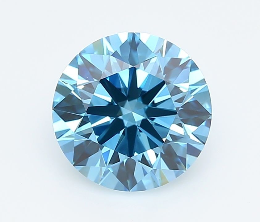 Ideal Loose Diamond - ROUND 2.51ct Fancy Vivid Blue VVS2: Ideal Loose Diamond - ROUND 2.51ct Fancy Vivid Blue VVS2 Source: This is a real non-mined Diamond that has been grown in a lab Shape: ROUND Carats: 2.51 Color: Fancy Vivid Blue Certification: IGI