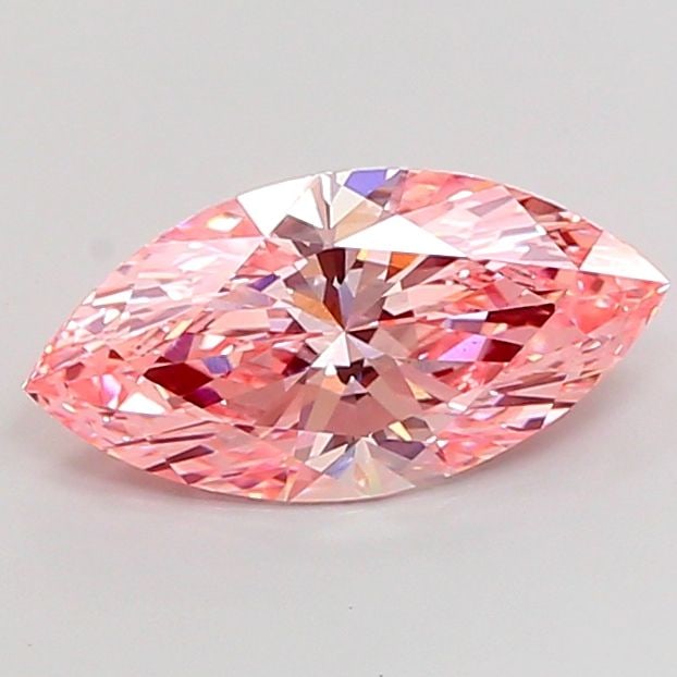 Loose Diamond - MARQUISE 3.02ct Fancy Vivid Pink VS1 (1 of 1)