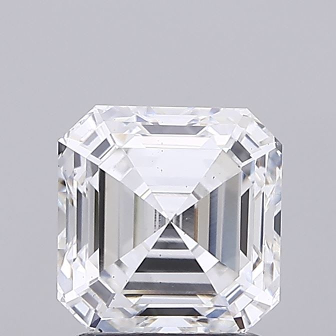 Loose Diamond - ASSCHER 2.22ct F VS2: Loose Diamond - ASSCHER 2.22ct F VS2 Source: This is a real non-mined Diamond that has been grown in a lab Shape: ASSCHER Carats: 2.22 Color: F Clarity: VS2 Certification: IGI Condition: Pre-Owned PLE