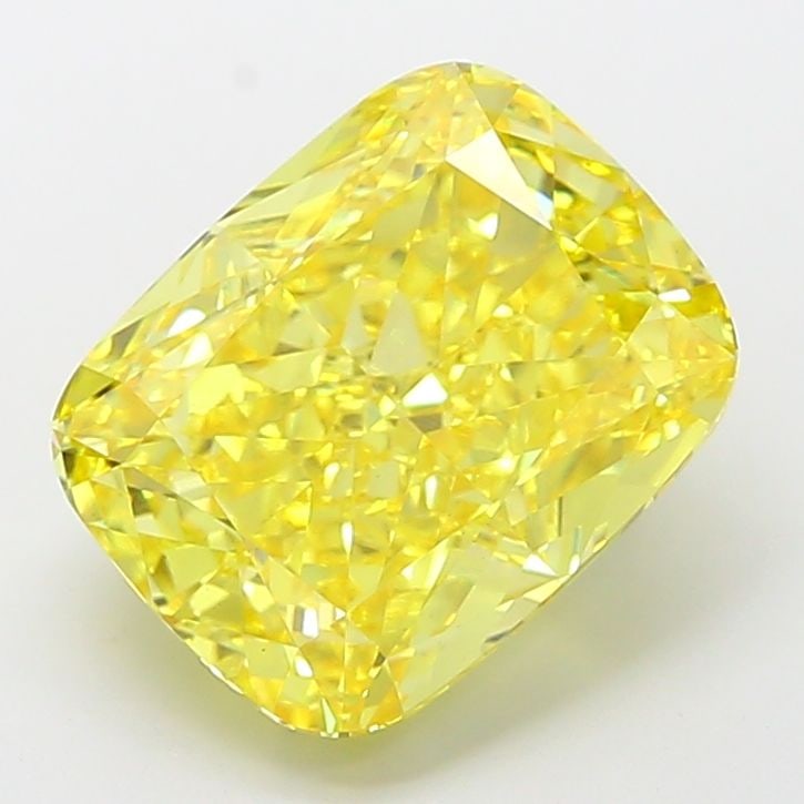 Loose Diamond - CUSHION MODIFIED 8.05ct Fancy Vivid Yellow VS1: Loose Diamond - CUSHION MODIFIED 8.05ct Fancy Vivid Yellow VS1 Source: This is a real non-mined Diamond that has been grown in a lab Shape: CUSHION MODIFIED Carats: 8.05 Color: Fancy Vivid Yellow Cert