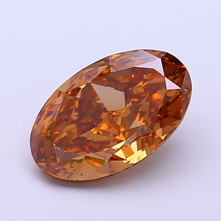 Loose Diamond - OVAL 2.18ct Fancy Brown VS2: Loose Diamond - OVAL 2.18ct Fancy Brown VS2 Source: This is a real non-mined Diamond that has been grown in a lab Shape: OVAL Carats: 2.18 Color: Fancy Brown Certification: IGI Video: