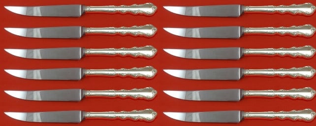 International Silver Angelique Custom Set of 12 Steak Knives 8.5" (1 of 1)