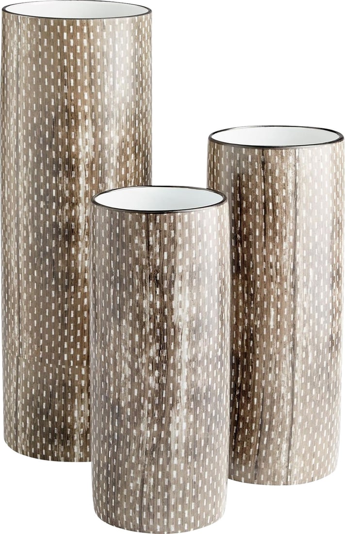 Cyan Atacama Porcelain Vase Rustic Earth Tone Finish 17H: Cyan Atacama Porcelain Vase Rustic Earth Tone Finish 17H Introducing the Atacama Porcelain Vase, a stunning addition to your home decor. This vase features a rustic design in earthy tones, enhanced by