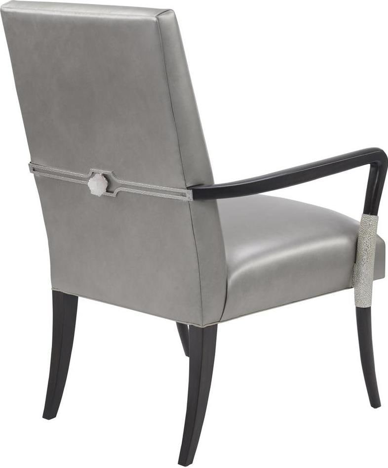 John-Richard Savona Armchair Polished Silver Leaf Details (1 of 3)