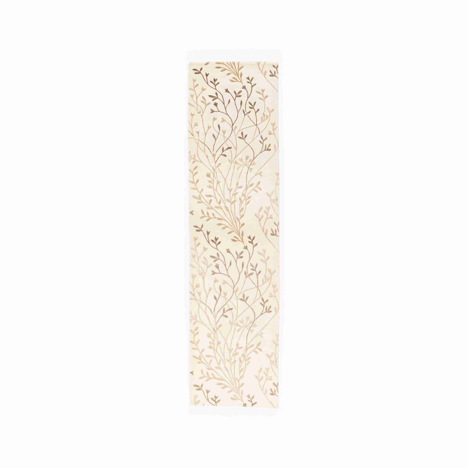 Authentic Handmade Modern Wool on Cotton Carpet 32.3 x 124.4 Inches: Authentic Handmade Modern Wool on Cotton Carpet 32.3 x 124.4 Inches This authentic handmade modern carpet features a unique design crafted from high-quality wool on a cotton base. The intricate weavin