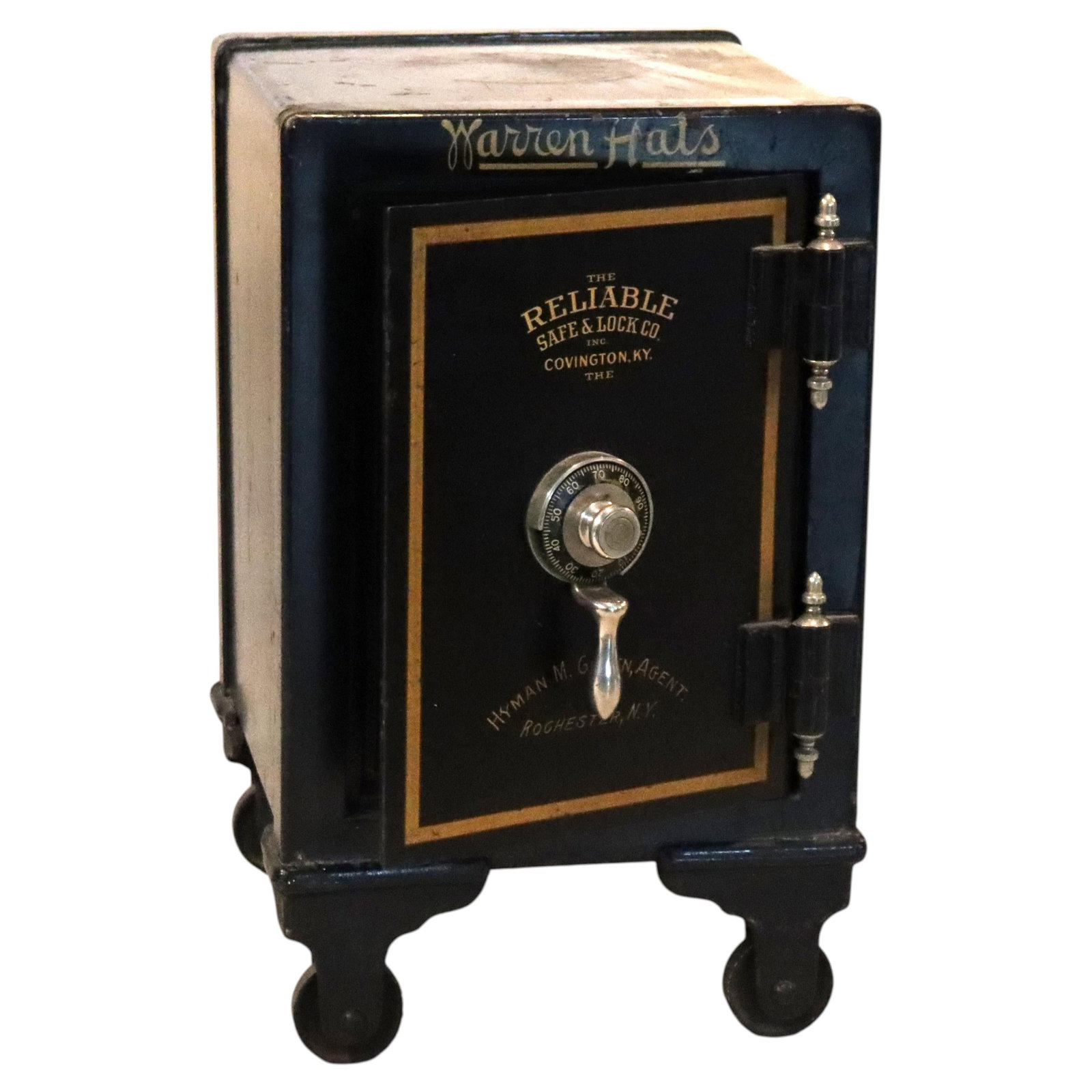 Late 19th Century Cast Iron Safe by Reliable Safe Lock Co (1 of 8)