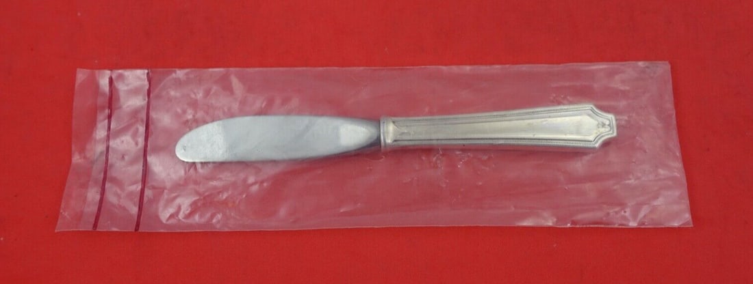Rare Whiting King Albert Sterling Silver Butter Spreader 6 1/4" (1 of 1)