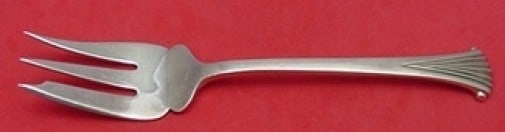 Rare Tuttle Onslow Sterling Silver 3-Tine Scalloped Salad Fork 6" (1 of 1)